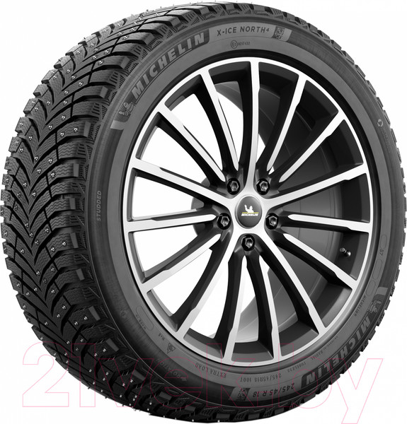 Изображение товара Зимняя шина Michelin X-Ice North 4 245/45R19 102H (шипы)