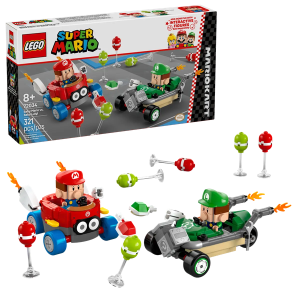 Изображение товара Конструктор Lego Mario Kart – Малыш Марио против Малыша Луиджи 72034