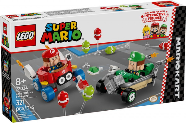 Изображение товара Конструктор Lego Mario Kart – Малыш Марио против Малыша Луиджи 72034