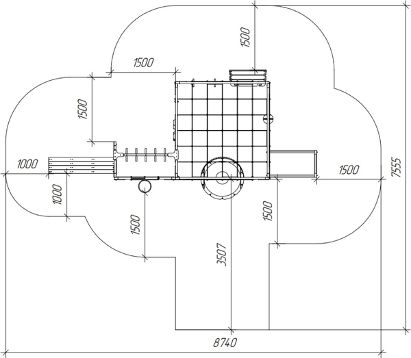 Изображение товара Игровой комплекс Савушка Куб–2 / С-КУБ-02-С (серый)