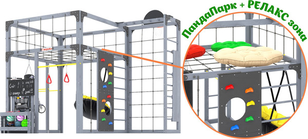 Изображение товара Игровой комплекс Савушка Куб–2 / С-КУБ-02-С (серый)