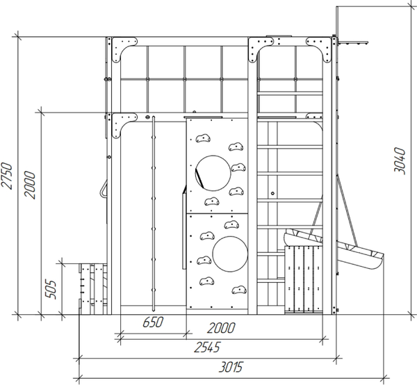 Изображение товара Игровой комплекс Савушка Куб–2 / С-КУБ-02-С (серый)