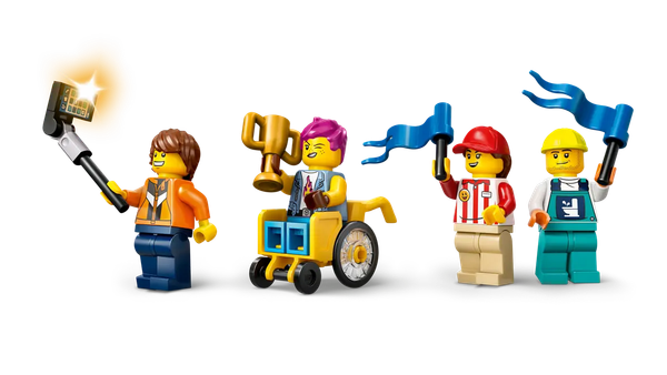 Изображение товара Конструктор Lego City Без ограничений: трасса с рампами для гоночных авто 60460