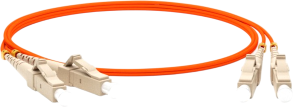 Изображение товара Кабель Lanmaster TWT-2LC-2LC/OM2-1.0 (1м, оранжевый)