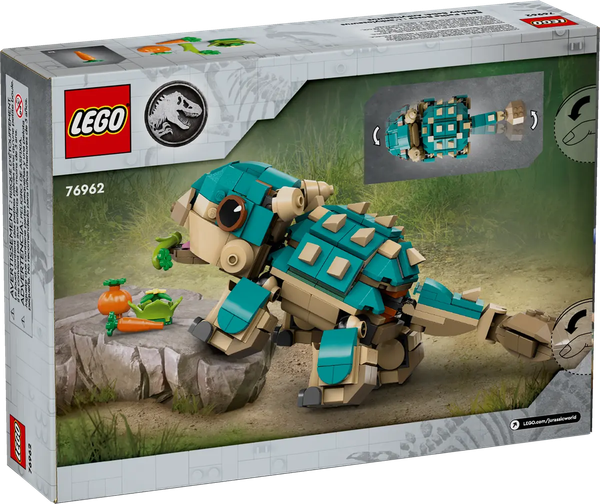 Изображение товара Конструктор Lego Jurassic World Малыш Бампи: Анкилозавр 76962