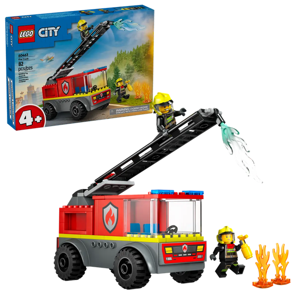 Изображение товара Конструктор Lego City Пожарная машина с лестницей 60463