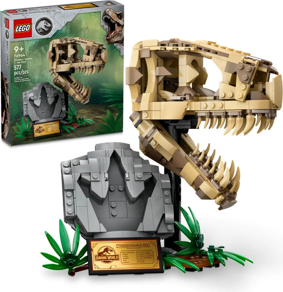 Изображение товара Конструктор Lego Jurassic World Скелеты динозавров - череп тираннозавра 76964