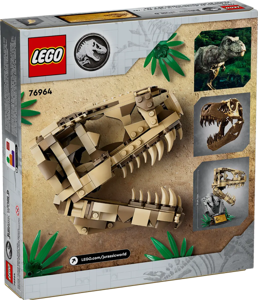 Изображение товара Конструктор Lego Jurassic World Скелеты динозавров - череп тираннозавра 76964