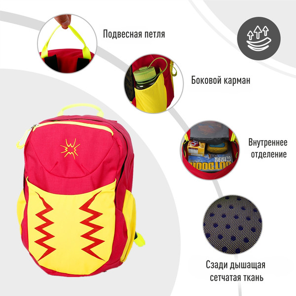 Изображение товара Рюкзак KingCamp Bag B0265 (розово-красный)