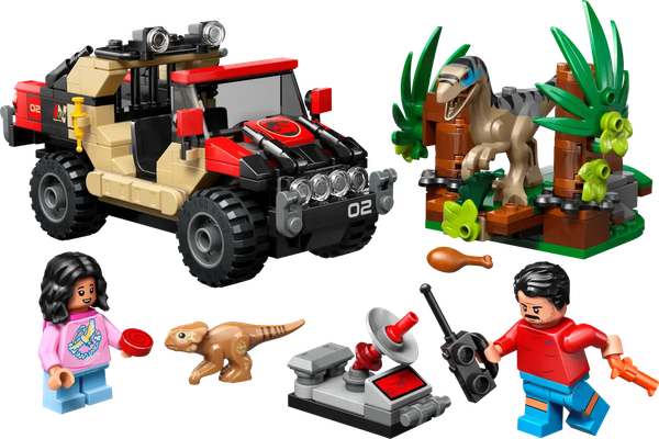 Изображение товара Конструктор Lego Jurassic World Побег Раптора по бездорожью 76972