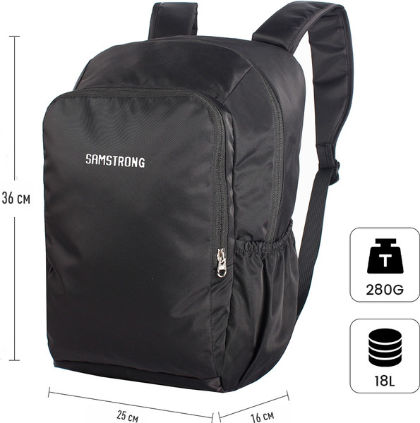 Изображение товара Рюкзак KingCamp Casual Backpack B0287 (черный)
