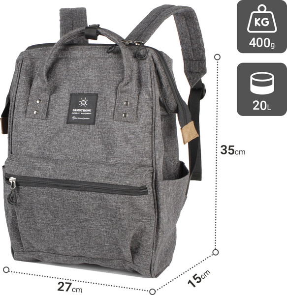 Изображение товара Рюкзак KingCamp Casual Backpack B0297 (темно-серый)