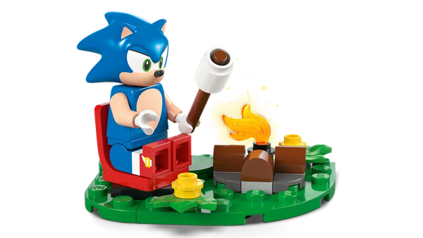Изображение товара Конструктор Lego Super Sonic Столкновение Соника у костра 77001