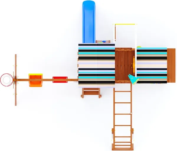Изображение товара Игровой комплекс Савушка TooSun-9 / CTS-09-СИН (синий)
