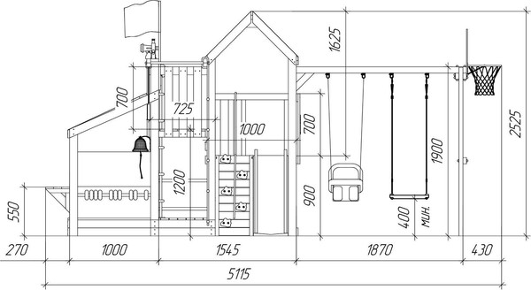Изображение товара Игровой комплекс Савушка TooSun-9 / CTS-09-РОЗ (розовый)