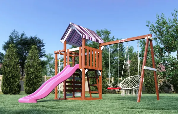 Изображение товара Игровой комплекс Савушка TooSun-8 / CTS-08-РОЗ (розовый)