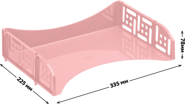 Изображение товара Лоток для бумаг Стамм Field / ЛТГ-13690 (розовый)