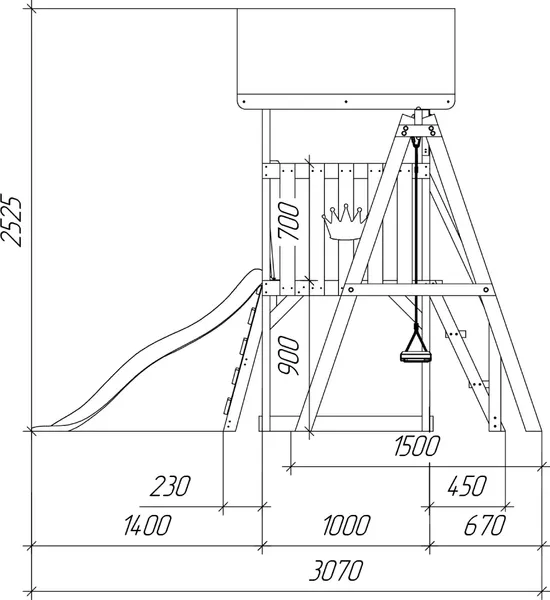 Изображение товара Игровой комплекс Савушка TooSun-15 / CTS-15-СИН (синий)