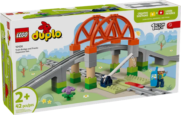 Изображение товара Конструктор Lego Duplo Железнодорожный мост и пути / 10426