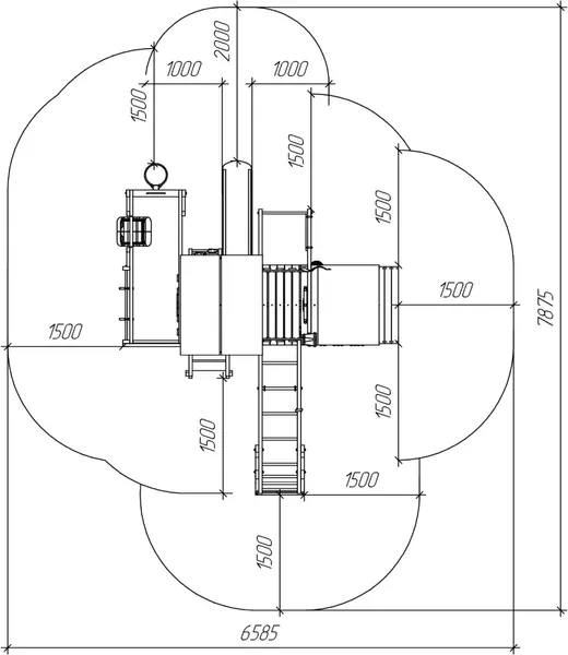 Изображение товара Игровой комплекс Савушка TooSun-14 / CTS-14-САЛ (салатовый)