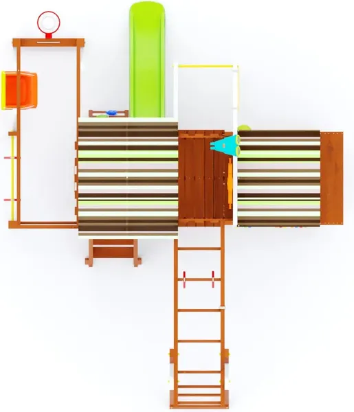 Изображение товара Игровой комплекс Савушка TooSun-14 / CTS-14-САЛ (салатовый)