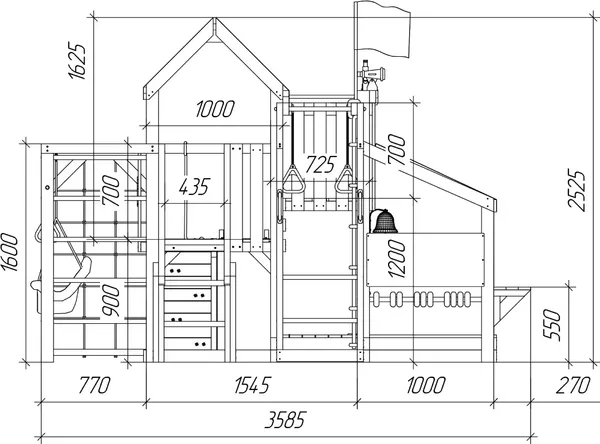 Изображение товара Игровой комплекс Савушка TooSun-14 / CTS-14-САЛ (салатовый)