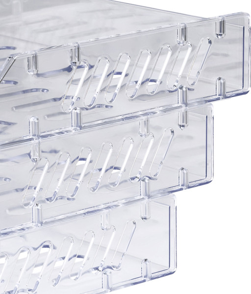 Изображение товара Набор лотков для бумаг Стамм Сити / ЛТГ-30702  (прозрачный, 3шт)