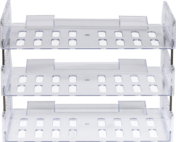 Изображение товара Набор лотков для бумаг Стамм Сити / ЛТГ-30702  (прозрачный, 3шт)