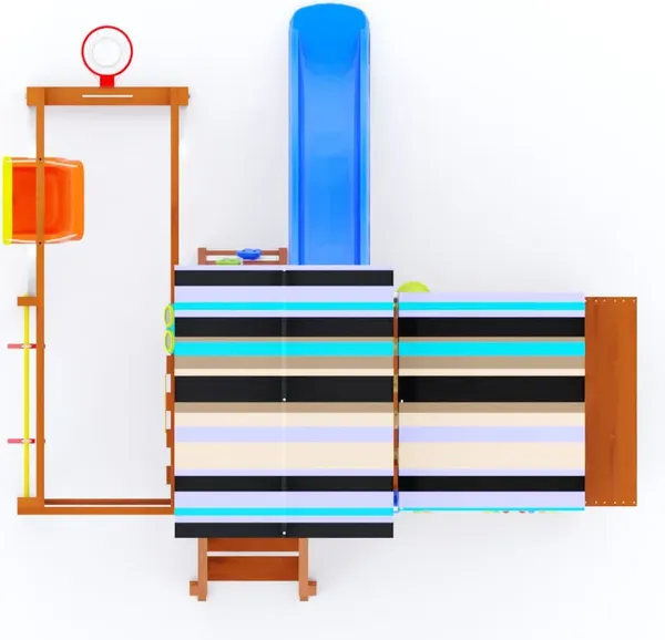 Изображение товара Игровой комплекс Савушка TooSun-13 / CTS-13-СИН (синий)