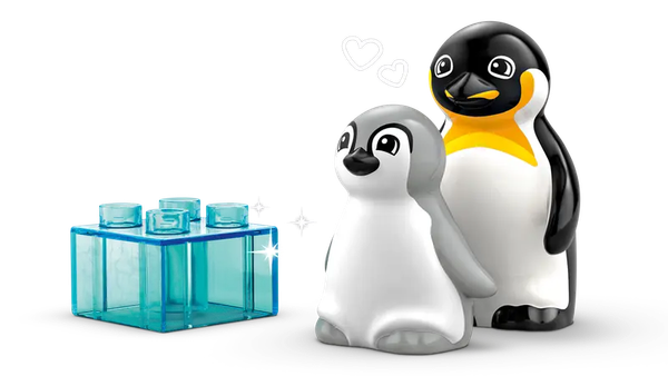Изображение товара Конструктор Lego Duplo Семейства диких животных: Пингвины и Львы / 10442