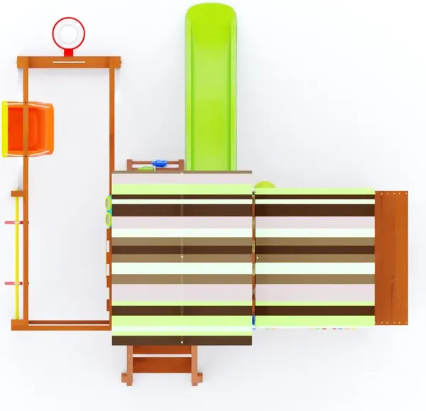 Изображение товара Игровой комплекс Савушка TooSun-13 / CTS-13-САЛ (салатовый)