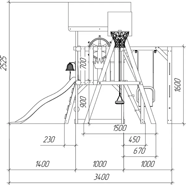 Изображение товара Игровой комплекс Савушка TooSun-12 / CTS-12-САЛ (салатовый)