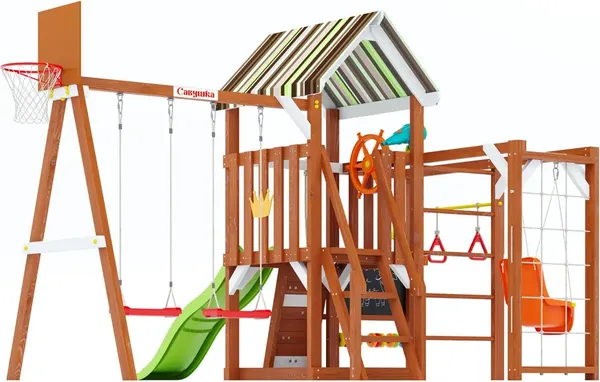 Изображение товара Игровой комплекс Савушка TooSun-12 / CTS-12-САЛ (салатовый)