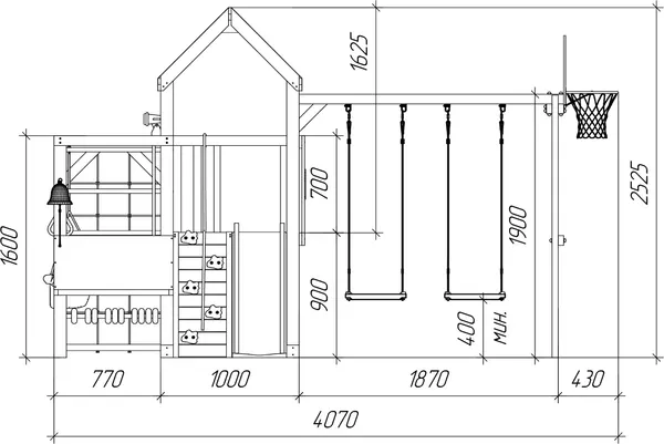 Изображение товара Игровой комплекс Савушка TooSun-12 / CTS-12-САЛ (салатовый)