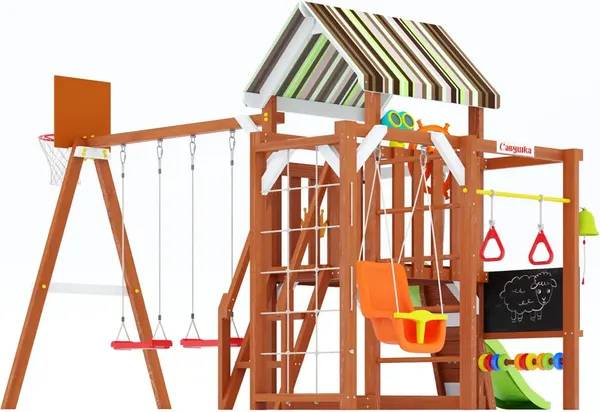 Изображение товара Игровой комплекс Савушка TooSun-12 / CTS-12-САЛ (салатовый)