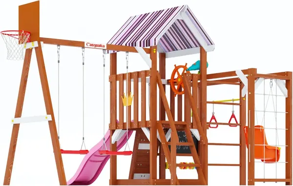 Изображение товара Игровой комплекс Савушка TooSun-12 / CTS-12-РОЗ (розовый)