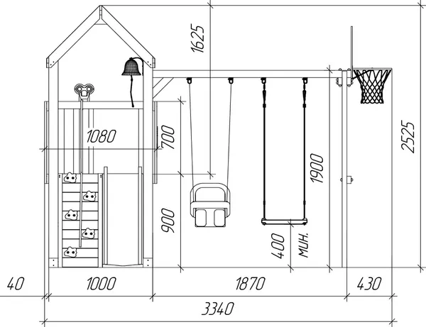 Изображение товара Игровой комплекс Савушка TooSun-11 / CTS-11-СИН (синий)