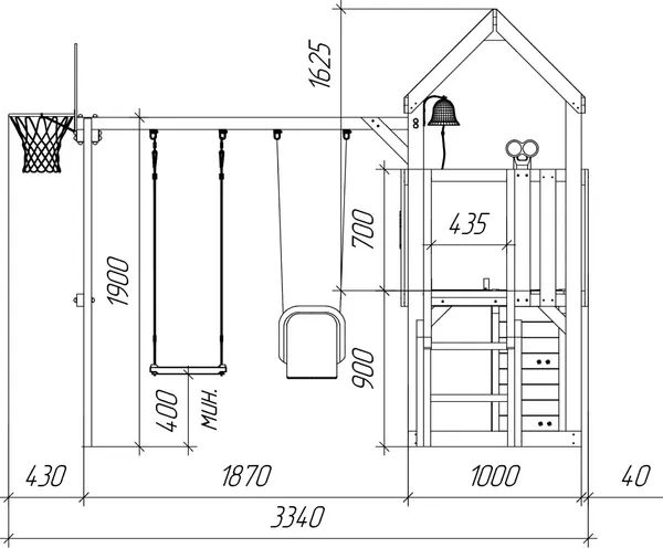 Изображение товара Игровой комплекс Савушка TooSun-11 / CTS-11-СИН (синий)