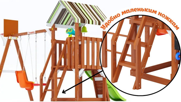 Изображение товара Игровой комплекс Савушка TooSun-11 / CTS-11-САЛ (салатовый)