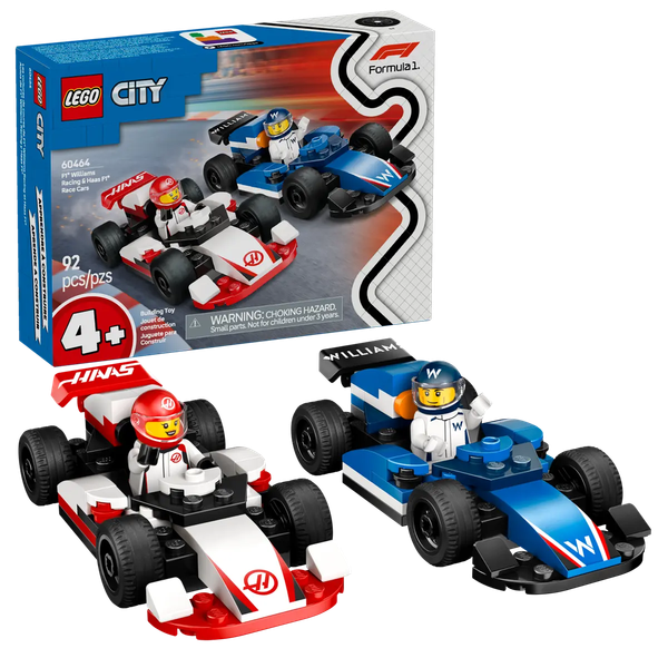 Изображение товара Конструктор Lego City Formula 1 Гоночные автомобили Williams и Haas 60464