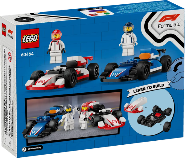 Изображение товара Конструктор Lego City Formula 1 Гоночные автомобили Williams и Haas 60464