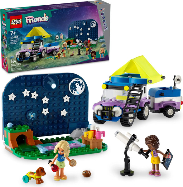 Изображение товара Конструктор Lego Friends Автомобиль для кемпинга для наблюд. за звездами / 42603
