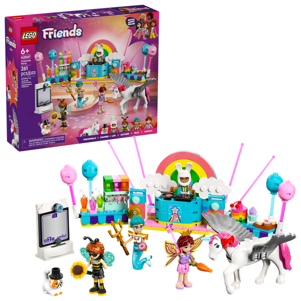 Изображение товара Конструктор Lego Friends Костюмированная вечеринка с единорогом и феей / 42661