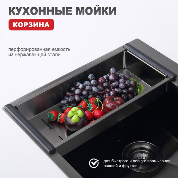 Изображение товара Мойка кухонная Raglo R700.5050.09
