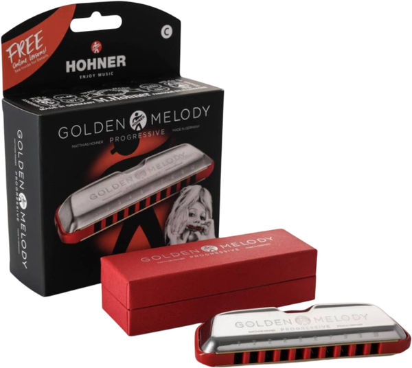 Изображение товара Губная гармошка Hohner Golden Melody Progressive C-Major / M54401