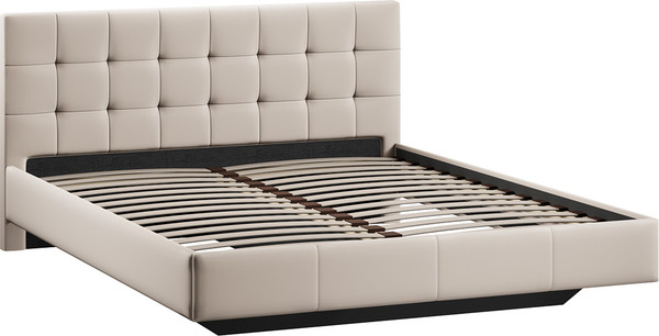 Изображение товара Полуторная кровать ТриЯ Эмма Тип 1 140x200 (велюр Confetti Cream)