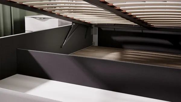 Изображение товара Полуторная кровать ТриЯ Эмма Тип 1 140x200 (велюр Confetti Silver)