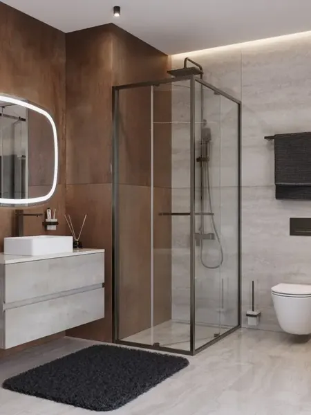 Изображение товара Душевой уголок Cezares LUX-A-FS-1-80-C-GM