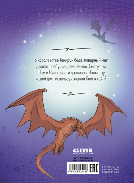 Изображение товара Комикс CLEVER Драконы Нальсары. Книга тайн, твердая обложка (Дельваль Мари-Элен, Эртель Пьер)