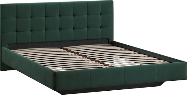 Изображение товара Двуспальная кровать ТриЯ Эмма Тип 1 180x200 (велюр Confetti Deep forest)